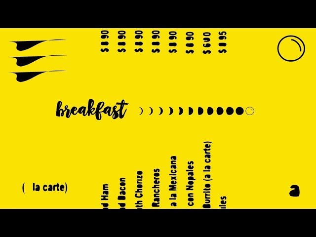 Breakfast | A La Cartee