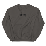 OHLAY Old English Crewneck